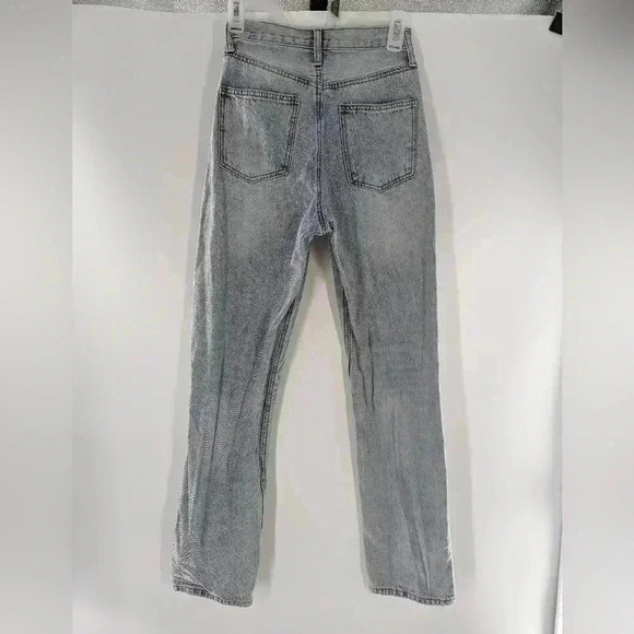 Rue21 Asymmetrical Waist Mom Jeans Size 0 Light Wash - Picture 7 of 16